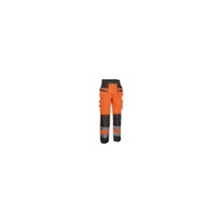 Fuori tutto - Pantaloni da Lavoro Alta Visibilità Multitasche Cofra Blinding V078-0-00 Taglia 48 colore giallo antracite