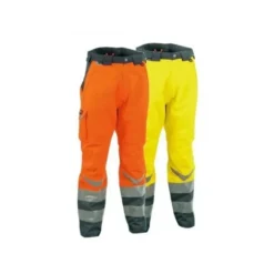 Fuori Tutto - Pantaloni da Lavoro Alta Visibilità Cofra Safe V025-0-00 taglia 50 colore giallo
