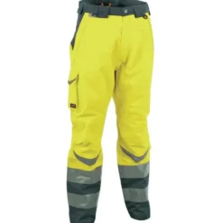 Fuori Tutto - Pantaloni da Lavoro Alta Visibilità Cofra Safe V025-0-00 taglia 50 colore giallo