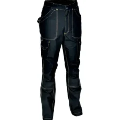 Fuori tutto - Pantaloni da Lavoro Multitasche Cofra Dublin 100% Cotone Canvas V052-0-01 Taglia 54 Colore Antracite Nero