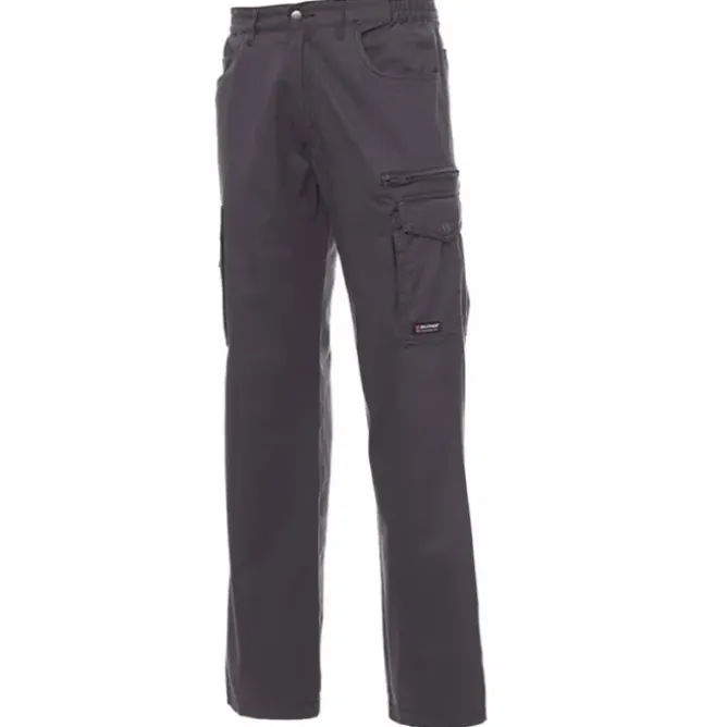 Fuori tutto-Pantaloni da lavoro Multitasche in Cotone con Triple Ciciture Texas - Payper AY 7338 taglia L blu navy/blu royal