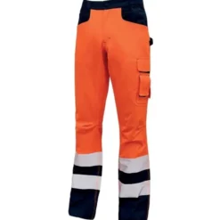 Fuori tutto - Pantaloni da Lavoro Alta Visibilità Multitasche U-Power Beacon HL156YF colore yellow fluo taglia 2xl