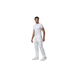 Fuori-tutto - Pantaloni unisex multitasche e vita elasticizzata Cruz Dr.Blue Siggi - 04PA1393/00-0757 taglia XL colore bianco