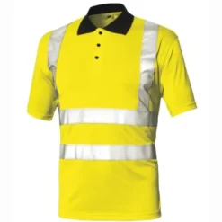 Fuori-tutto - Polo Basic Alta Visibilità ISSA LINE - 08184 taglia M Colore Giallo fluo