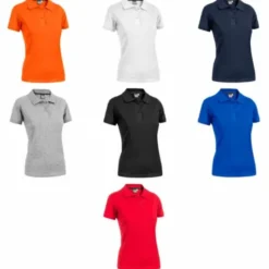 Fuori tutto - Polo da Lavoro da Donna 100% Cotone Sottozero Angy Jersey E0490 taglia S colore rosso