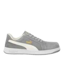 Fuori tutto - Scarpe antinfortunistiche Puma Iconic Suede Grey Low S1P FO HRO ESD SRC 640030 Numero 44