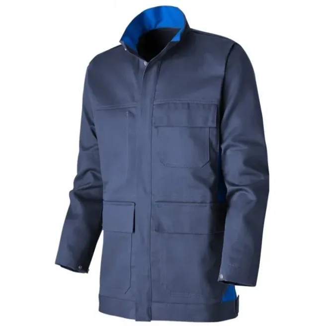 Giacca bicolore da Lavoro Ignifuga Multitasche Molinel Work Fr WORKBBN80ASG/R