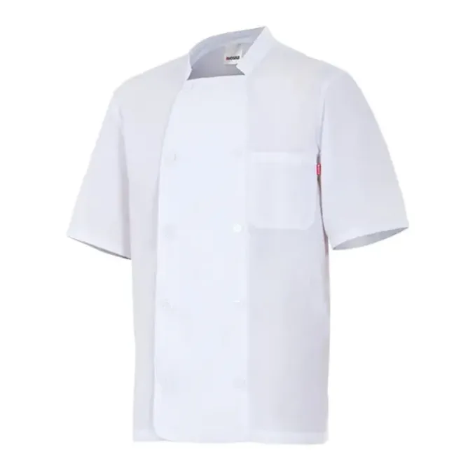 Giacca coreana Cuoco da Lavoro maniche corte Velilla 405201