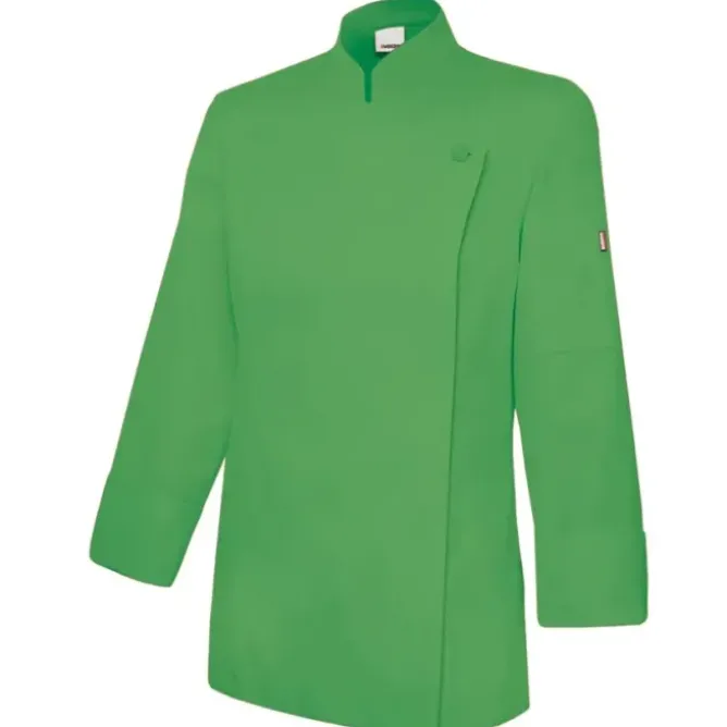 Giacca coreana Cuoco da Lavoro con zip Velilla Lady 405203TC