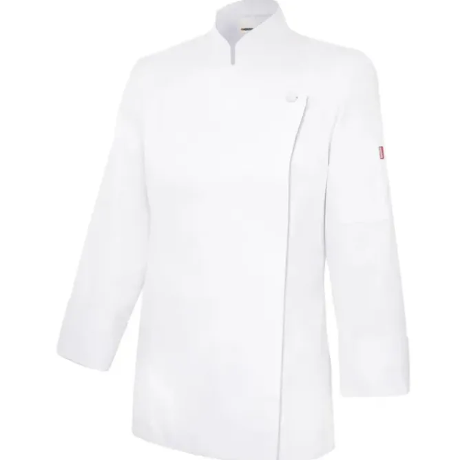 Giacca coreana Cuoco da Lavoro con zip Velilla Lady 405203TC
