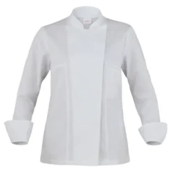 Giacca coreana da Lavoro Cuoco 100% Cotone Giblor's Agata Lady 23P08G342