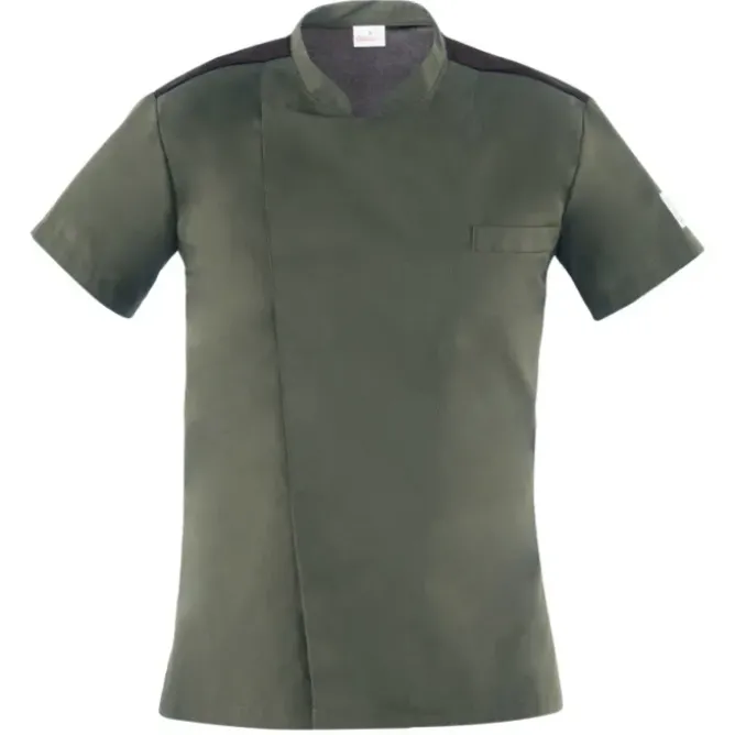 Giacca coreana manica corta da Lavoro Cuoco Giblor's Thiago 22P08G640