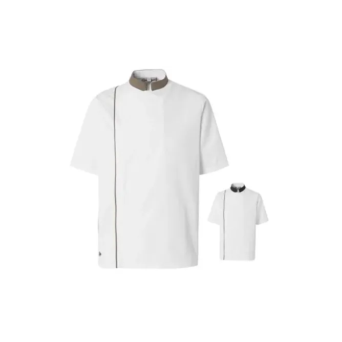 Giacca da Cuoco Molinel Ajik 29953601247 Chef Cucina Maniche Corte
