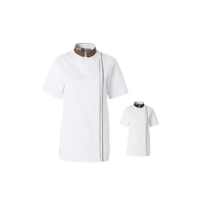 Giacca da Cuoco Molinel Ajik 29963601247 Chef Cucina Maniche Corte Donna