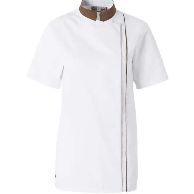 Giacca da Cuoco Molinel Ajik 29963601247 Chef Cucina Maniche Corte Donna