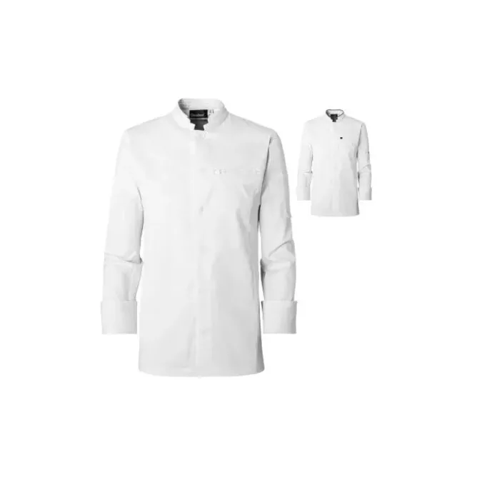 Giacca da Cuoco Molinel Crush 08953793001 Chef Cucina Maniche Lunghe Stretch
