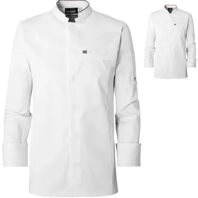 Giacca da Cuoco Molinel Crush 08953793027 Chef Cucina Maniche Lunghe Stretch