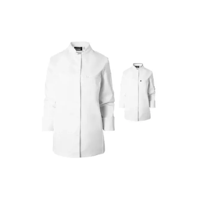 Giacca da Cuoco Molinel Crush 08963793001 Chef Cucina Maniche Lunghe Stretch Donna
