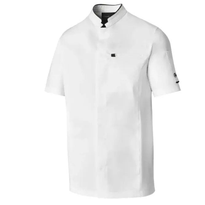 Giacca da Cuoco Molinel Crush 08973793077 Chef Cucina Maniche Corte Stretch