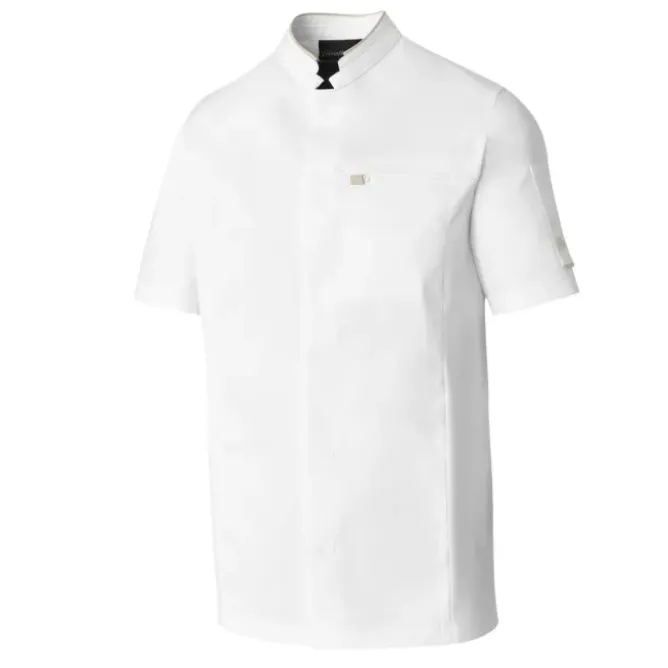 Giacca da Cuoco Molinel Crush 08973793077 Chef Cucina Maniche Corte Stretch
