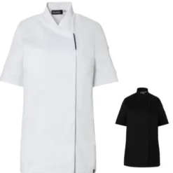 Giacca da Cuoco Molinel Reko 10863253001 Chef Cucina Maniche Corte Stretch Donna
