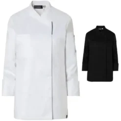Giacca da Cuoco Molinel Reko 10873253001 Chef Cucina Maniche Lunghe Stretch Donna