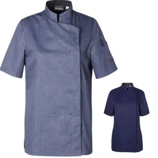 Giacca da Cuoco Molinel Shade 06673641160 Chef Cucina Maniche Corte Donna
