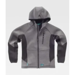 Giacca da Lavoro con Cappuccio Zip WF2605 - Workteam