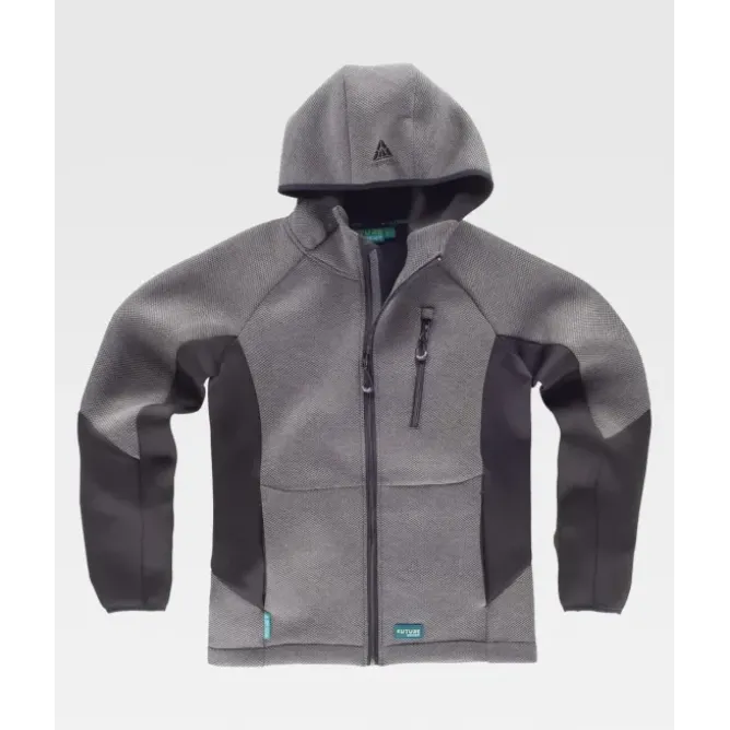 Giacca da Lavoro con Cappuccio Zip WF2605 - Workteam