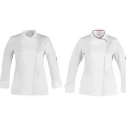 Giacca da Lavoro 100% Cotone da Cuoco da Donna Giblor's Susi Q8G00191