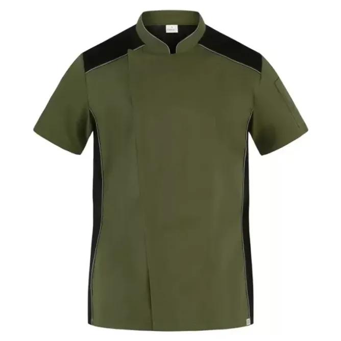Giacca da Lavoro da Cuoco Manica Corta Giblor's Omar Q8G00288