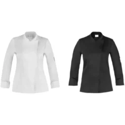 Giacca da Lavoro da Cuoco Manica Lunga da Donna Giblor's Celine Q8G00188
