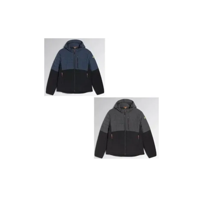 Giacca da lavoro Diadora PADDED JACKET OSLO HYBRID Multitasche Impermeabile con Capuccio 702.181813