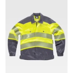 Giacca da Lavoro in Tessuto Elasticizzato Alta Visibilità C2710 - Workteam