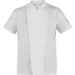 Giacca da Lavoro Manica Corta 100% Cotone da Cuoco Giblor's Tommaso Q8G00185
