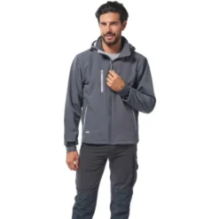 Giacca da lavoro Multitasche Cappuccio staccabile Soft-Shell Logica NORDIC1-L