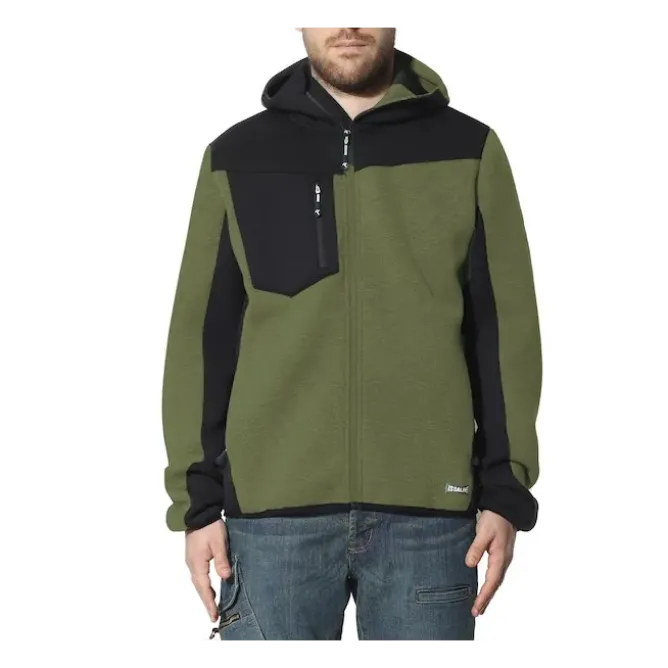 Giacca da Lavoro Multitasche Stretch Con Capuccio Fynor in Box Issa Line 04540B