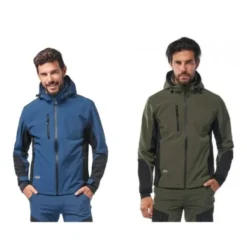 Giacca da lavoro Soft-Shell Cappuccio Staccabile Multitasche Logica URAGAN7-L