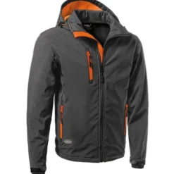 Giacca da lavoro Soft-Shell con cappuccio staccabili Multitasche Logica SLALOMCAP3-L