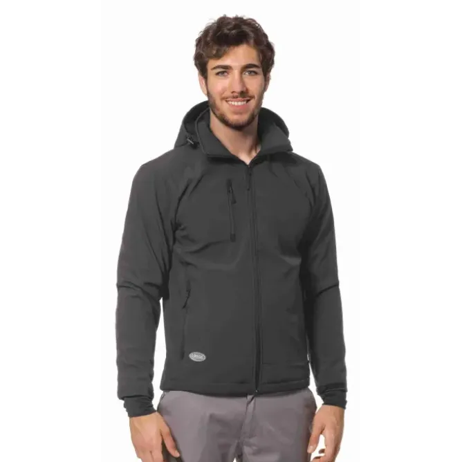 Giacca da lavoro Soft-Shell con cappuccio staccabili Multitasche Logica SLALOMCAP3-L