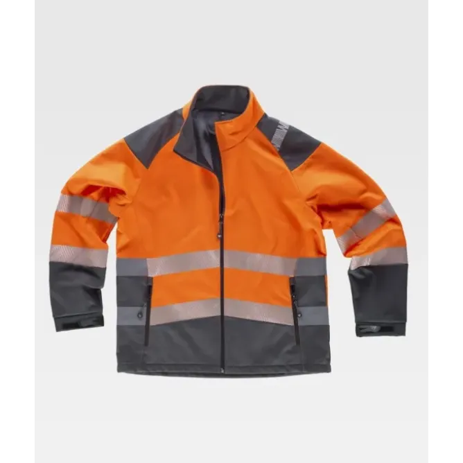 Giacca da Lavoro Workshell Alta Visibilità S9201 - Workteam