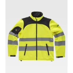 Giacca da Lavoro Workshell Stretch Alta Visibilità C2930 - Workteam