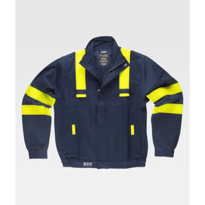 Giacca da Lavoro Workteam Ignifuga Antistatica Alta Visibilità B1194
