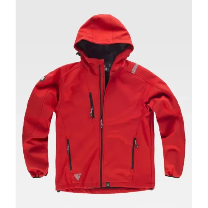 Giacca da Lavoro Workteam Workshell Cappuccio Uomo S9499