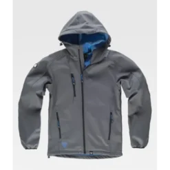 Giacca da Lavoro Workteam Workshell Cappuccio Uomo S9499
