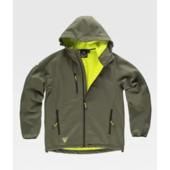 Giacca da Lavoro Workteam Workshell Cappuccio Uomo S9499