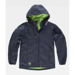 Giacca da Lavoro Workteam Workshell Cappuccio Uomo S9499
