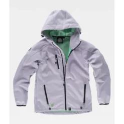 Giacca da Lavoro Workteam Workshell Multitasche con Cappuccio Donna S9494