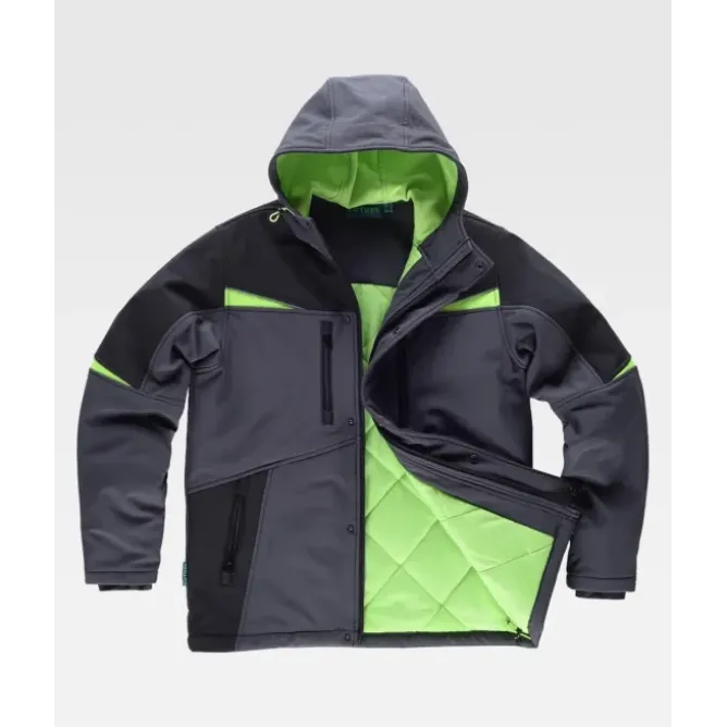 Giacca da Lavoro Workteam Workshell Imbottita Stretch WF2758