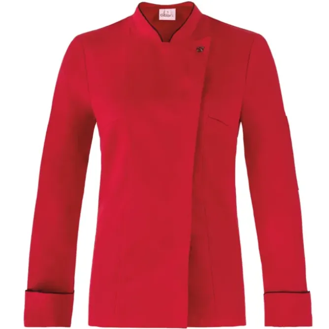Giacca manica lunga da Lavoro Cuoco Giblor's Emy Lady 20P08G168